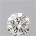 Natural Diamond 0.97 Carats, Round with Excellent Cut, L Color, SI1 Clarity and Certified by GIA