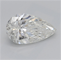 Diamante Natural 2.01 quilates, De pera , Color H, claridad SI2 y certificado GIA