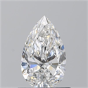 Diamante Natural 0.70 quilates, De pera , Color E, claridad VS2 y certificado GIA