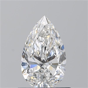 Foto Diamante Natural 0.70 quilates, De pera , Color E, claridad VS2 y certificado GIA de