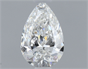 Diamante Natural 0.40 quilates, De pera , Color F, claridad VS1 y certificado GIA