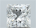 Natural Diamond 1.01 Carats, Princess with  Cut, G Color, VS2 Clarity and Certified by GIA