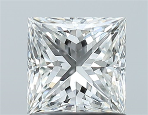 Picture of Natural Diamond 1.01 Carats, Princess with  Cut, G Color, VS2 Clarity and Certified by GIA