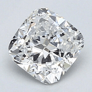 Picture of 0.47 Carats, Cushion Diamond with Very Good Cut, D VS1 Clarity and Certified By EGL