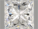 Natural Diamond 1.30 Carats, Princess with  Cut, H Color, SI2 Clarity and Certified by GIA