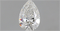 Natural Diamond 0.53 Carats, Pear with  Cut, F Color, IF Clarity and Certified by GIA