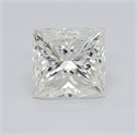 Natural Diamond 3.00 Carats, Princess with  Cut, J Color, VS2 Clarity and Certified by GIA