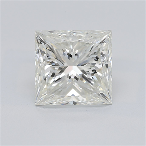 Picture of Natural Diamond 3.00 Carats, Princess with  Cut, J Color, VS2 Clarity and Certified by GIA
