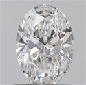 Diamante Natural 0.72 quilates, Ovalado , Color E, claridad SI1 y certificado GIA