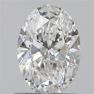 Foto Diamante Natural 0.72 quilates, Ovalado , Color E, claridad SI1 y certificado GIA de