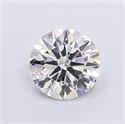 Lab Grown Diamond 1.06 Carats, Round with Ideal Cut, F Color, VS1 Clarity and Certified by IGI