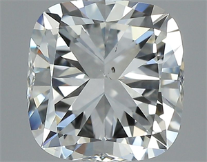Picture of Natural Diamond 1.01 Carats, Cushion with  Cut, H Color, SI1 Clarity and Certified by GIA