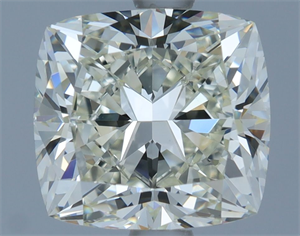 Foto Diamante Natural 2.07 quilates, Del cojín , Color L, claridad VVS2 y certificado GIA de