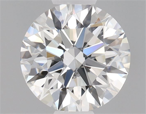 Foto Diamante Natural 0.42 quilates, Redondo , Color E, claridad IF y certificado GIA de