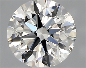 Picture of Natural Diamond 0.90 Carats, Round with Very Good Cut, H Color, VVS1 Clarity and Certified by GIA