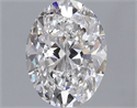 Natural Diamond 1.00 Carats, Oval with  Cut, E Color, VVS1 Clarity and Certified by GIA