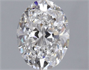Natural Diamond 1.00 Carats, Oval with  Cut, E Color, VVS1 Clarity and Certified by GIA