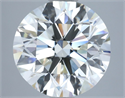Natural Diamond 3.01 Carats, Round with Excellent Cut, J Color, VVS2 Clarity and Certified by IGI