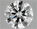 Lab Grown Diamond 3.51 Carats, Round with Excellent Cut, F Color, VVS2 Clarity and Certified by IGI