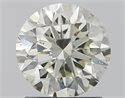 Natural Diamond 1.50 Carats, Round with Very Good Cut, J Color, SI1 Clarity and Certified by IGI