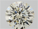 Natural Diamond 1.21 Carats, Round with Excellent Cut, J Color, SI1 Clarity and Certified by IGI