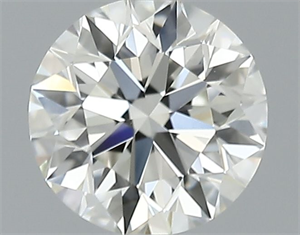 Picture of Natural Diamond 0.50 Carats, Round with Excellent Cut, H Color, VVS1 Clarity and Certified by IGI