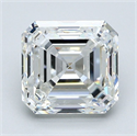 Diamante Natural 3.01 quilates, Asscher , Color G, claridad SI1 y certificado GIA