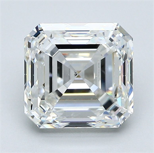 Foto Diamante Natural 3.01 quilates, Asscher , Color G, claridad SI1 y certificado GIA de
