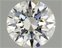 Diamante Natural 0.41 quilates, Redondo , Color H, claridad IF y certificado GIA