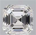Natural Diamond 1.50 Carats, Asscher with  Cut, F Color, VS2 Clarity and Certified by GIA
