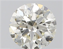 Natural Diamond 0.70 Carats, Round with Very Good Cut, I Color, VVS1 Clarity and Certified by IGI