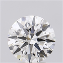 Lab Grown Diamond 2.51 Carats, Round with Ideal Cut, E Color, IF Clarity and Certified by IGI