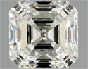 Natural Diamond 1.01 Carats, Asscher with  Cut, I Color, SI1 Clarity and Certified by GIA