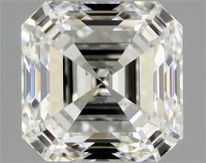 Picture of Natural Diamond 1.01 Carats, Asscher with  Cut, I Color, SI1 Clarity and Certified by GIA