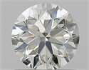 Natural Diamond 0.89 Carats, Round with Excellent Cut, K Color, VS1 Clarity and Certified by GIA
