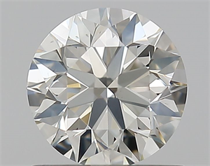 Picture of Natural Diamond 0.89 Carats, Round with Excellent Cut, K Color, VS1 Clarity and Certified by GIA