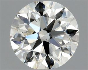 Picture of Natural Diamond 0.70 Carats, Round with Excellent Cut, J Color, VVS2 Clarity and Certified by GIA