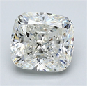 Natural Diamond 2.01 Carats, Cushion with  Cut, J Color, VS2 Clarity and Certified by GIA