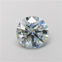 Picture of Lab Grown Diamond 1.27 Carats, Round with Ideal Cut, Fancy Blue Color, VVS2 Clarity and Certified by IGI