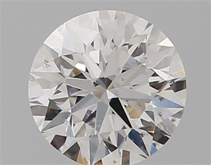 Picture of Natural Diamond 0.47 Carats, Round with Excellent Cut, F Color, SI1 Clarity and Certified by GIA