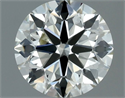 Diamante Natural 0.70 quilates, Redondo , Color K, claridad VVS2 y certificado IGI