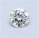 Diamante Natural 0.57 quilates, Redondo , Color E, claridad SI1 y certificado GIA
