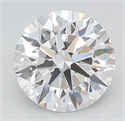 Del inventario de diamantes de laboratorio, 2.08 quilates, Redondo , Color D, claridad IF y certificado IGI