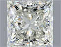 Natural Diamond 1.01 Carats, Princess with  Cut, K Color, VVS1 Clarity and Certified by GIA