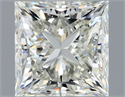 Natural Diamond 1.01 Carats, Princess with  Cut, K Color, VVS1 Clarity and Certified by GIA