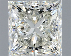 Picture of Natural Diamond 1.01 Carats, Princess with  Cut, K Color, VVS1 Clarity and Certified by GIA