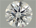 Lab Grown Diamond 1.04 Carats, Round with Ideal Cut, D Color, VVS2 Clarity and Certified by IGI