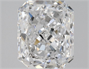 Natural Diamond 0.82 Carats, Radiant with  Cut, D Color, SI2 Clarity and Certified by GIA