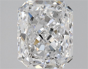 Picture of Natural Diamond 0.82 Carats, Radiant with  Cut, D Color, SI2 Clarity and Certified by GIA