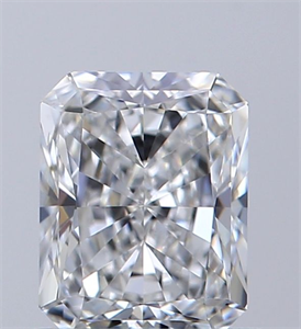 Picture of Natural Diamond 0.71 Carats, Radiant with  Cut, E Color, VS1 Clarity and Certified by GIA